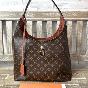 Louis Vuitton Flower Hobo Carmel EUC